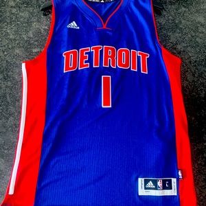 Detroit Pistons autographed Reggie Jackson jersey w COA